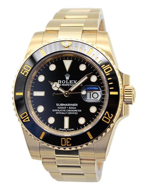 rolex submariner gold review|Rolex Submariner automatic 18k gold.